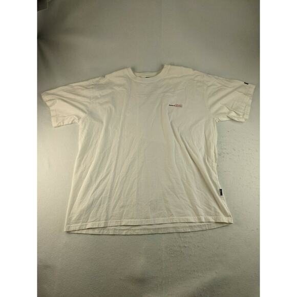 Mens Cicerone Sport Crew 32 T Shirt Size XL White Cotton 22.5W 27L - Picture 2 of 7